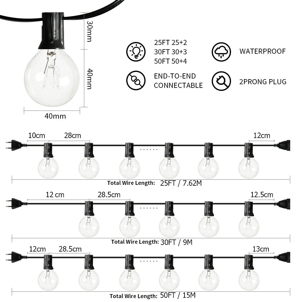 Festoon String Lights