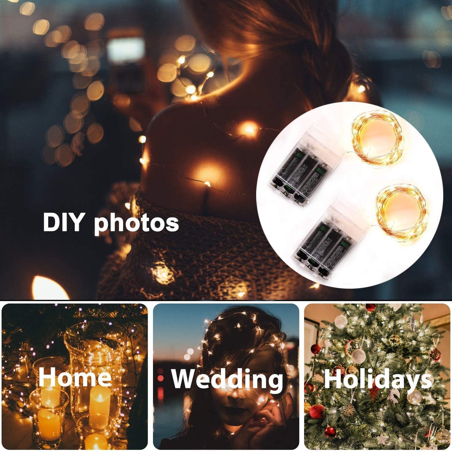 Led Fairy Lights With Copper Wire