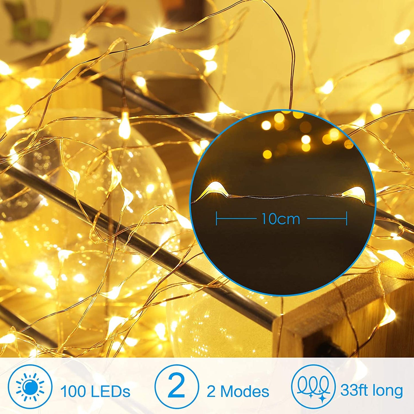 Led Fairy Lights With Copper Wire