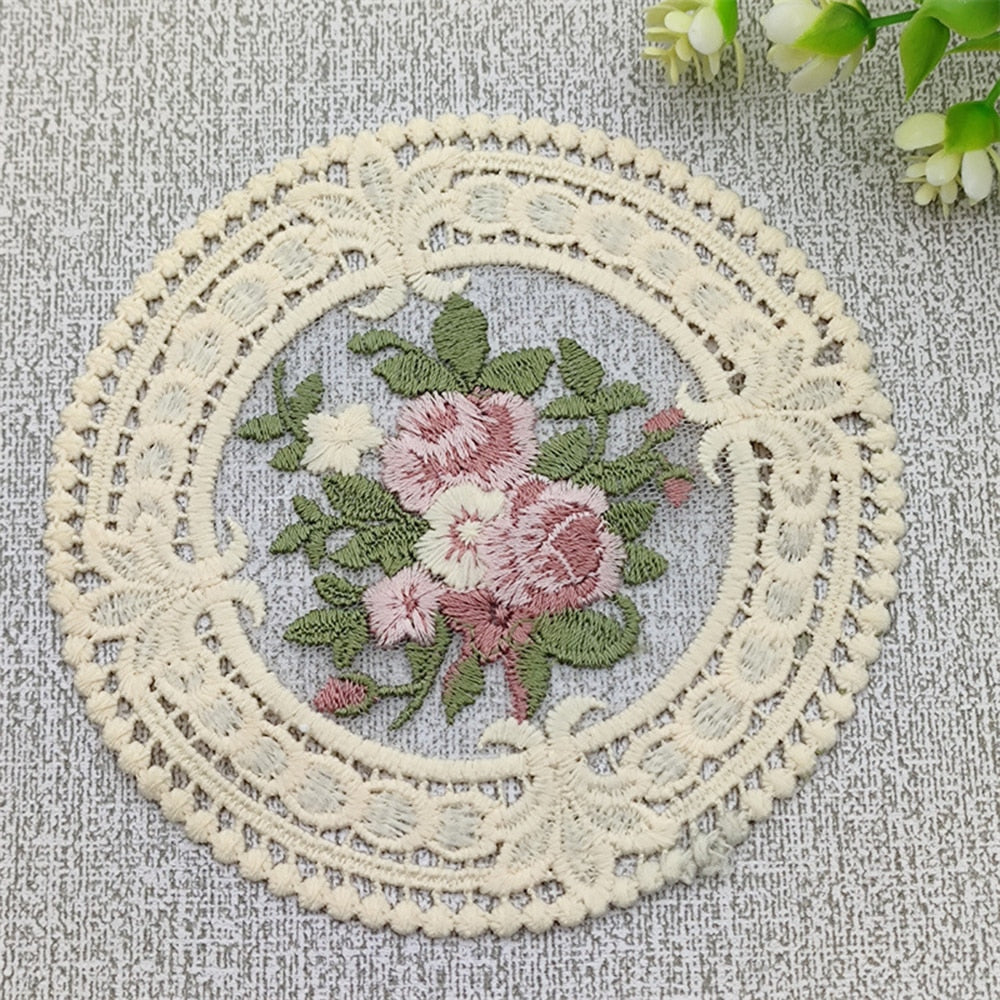 Vintage Hand Crocheted Table Place Mats