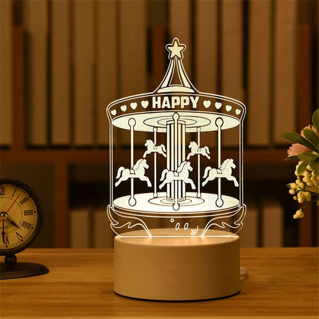 3D Acrylic Led Lamps