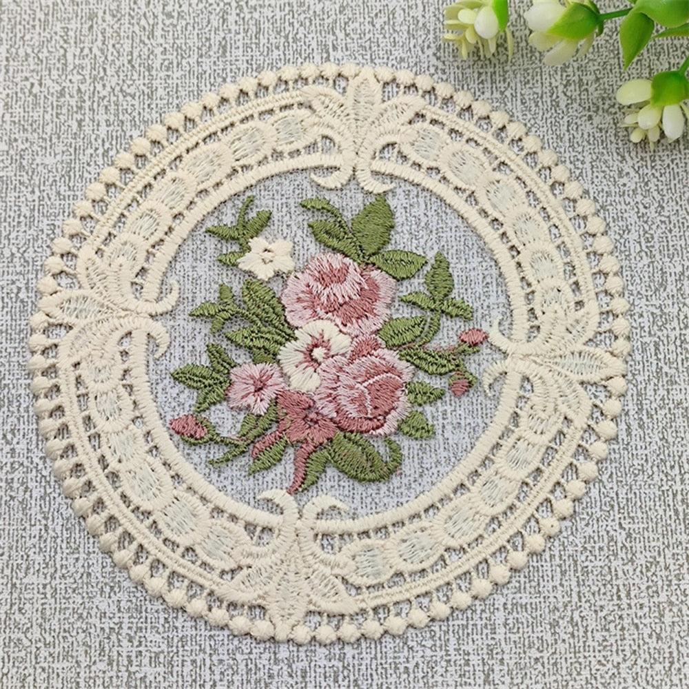Vintage Hand Crocheted Table Place Mats