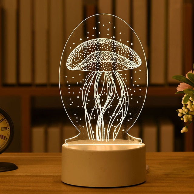 3D Acrylic Led Lamps