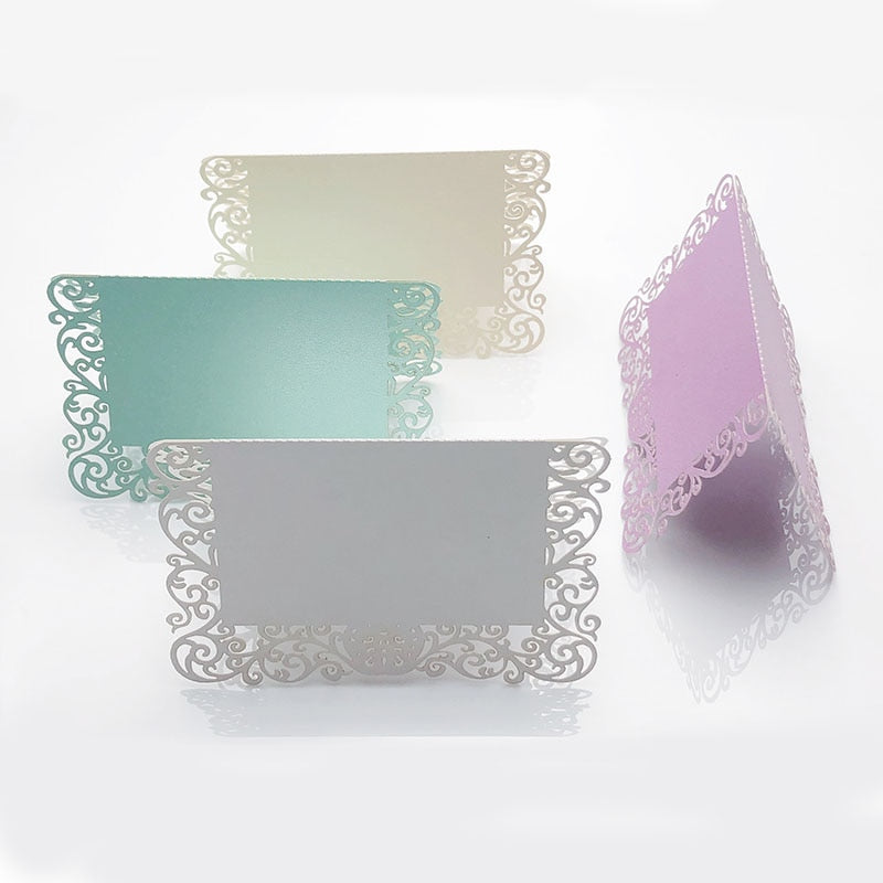 Lace Name Table Place Cards