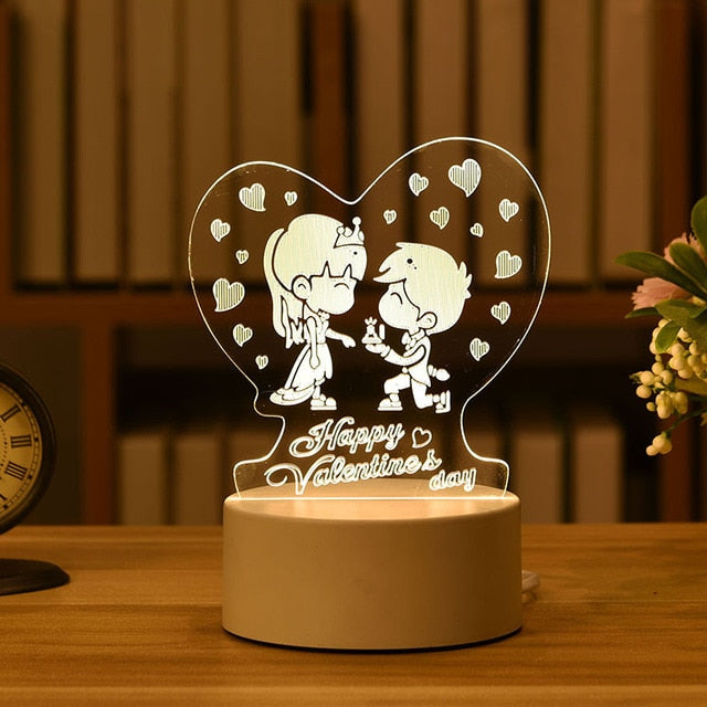3D Acrylic Led Lamps