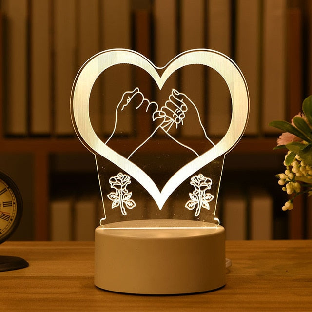 3D Acrylic Led Lamps