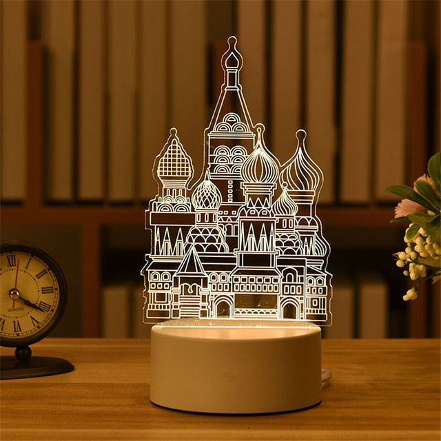 3D Acrylic Led Lamps