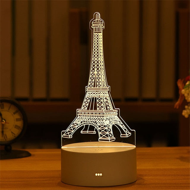 3D Acrylic Led Lamps