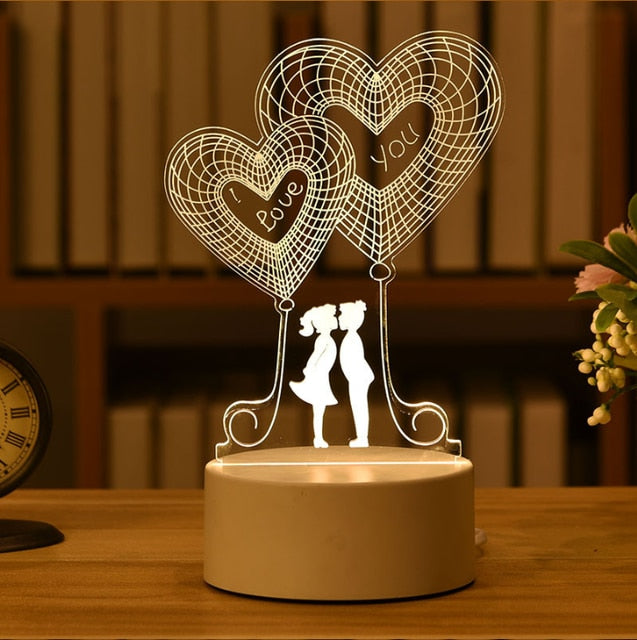 3D Acrylic Led Lamps