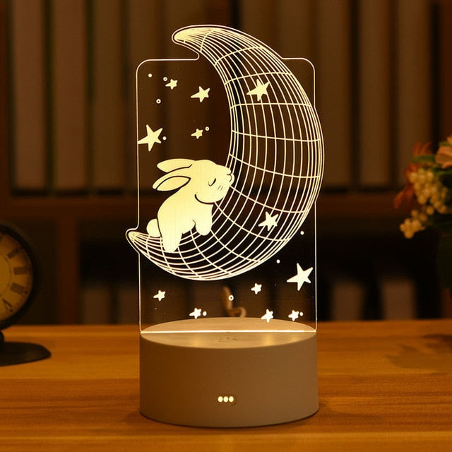 3D Acrylic Led Lamps
