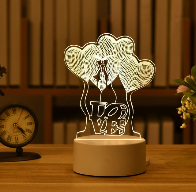 3D Acrylic Led Lamps