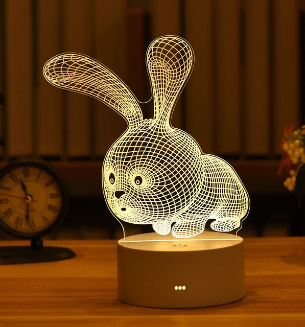 3D Acrylic Led Lamps