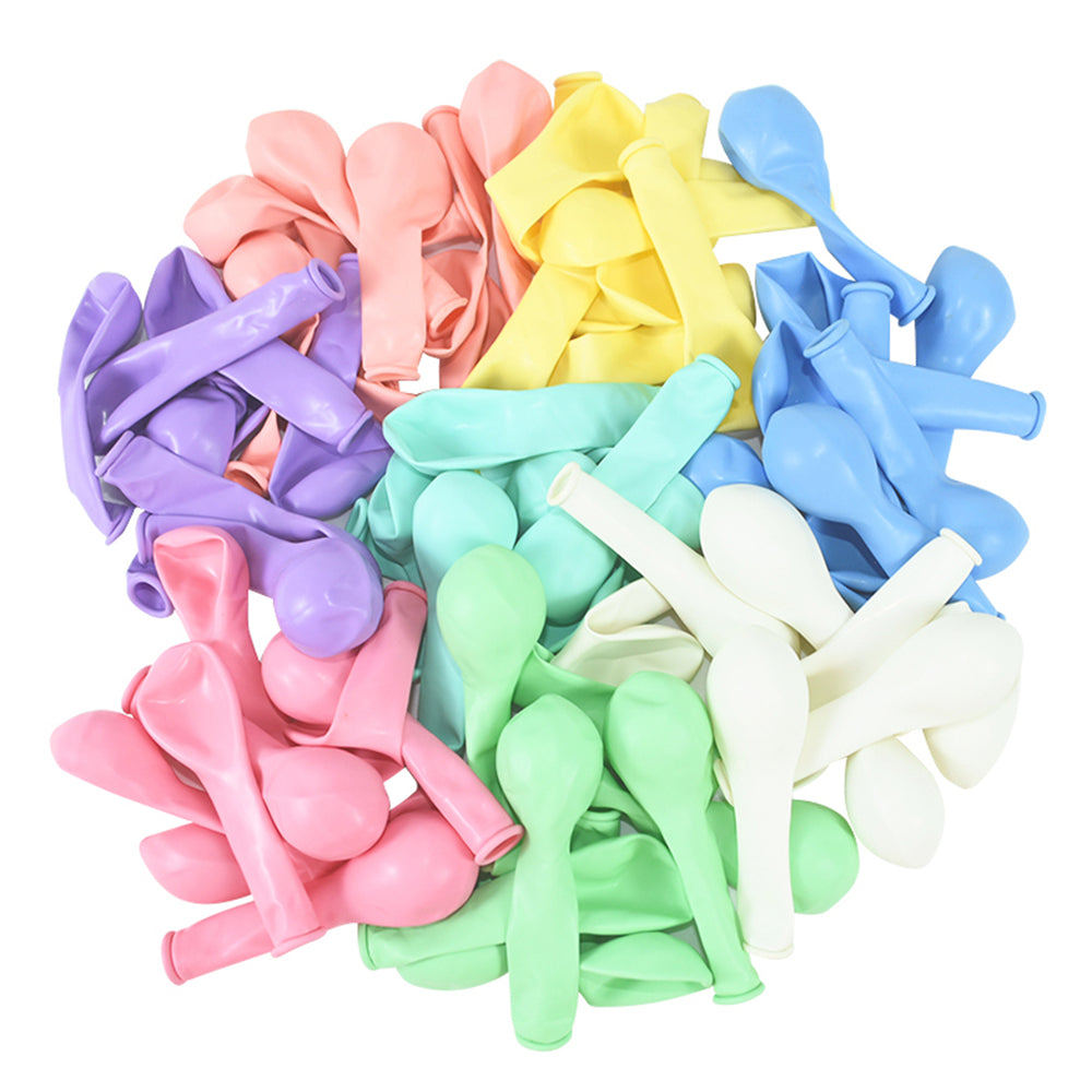 100PCS 5'' Standard Latex Party Balloon Set Matt Multicolor Macaron