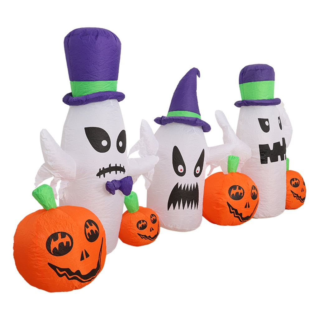 Festiss 2.7m Ghosts and Pumpkins Halloween Inflatable with LED