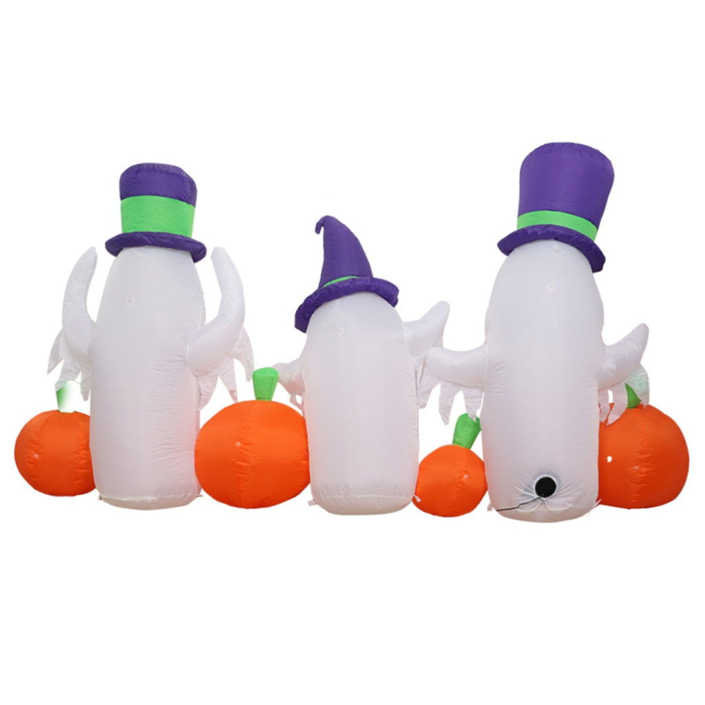 Festiss 2.7m Ghosts and Pumpkins Halloween Inflatable with LED