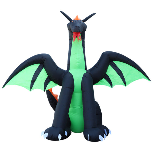 Festiss 2.7m Flying Dragon Halloween Inflatable with LED