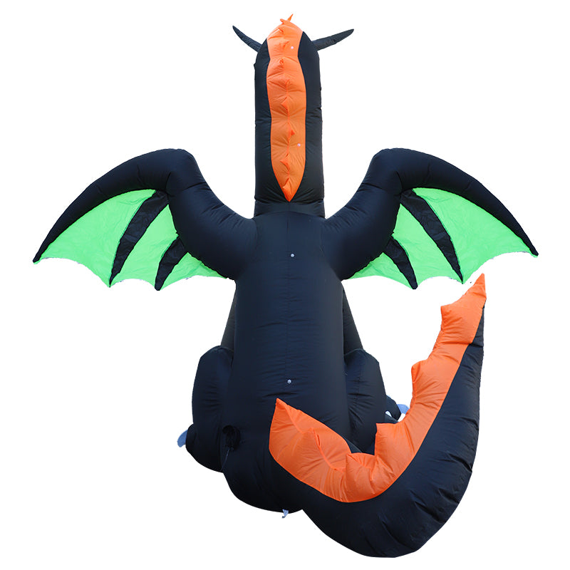 Festiss 2.7m Flying Dragon Halloween Inflatable with LED