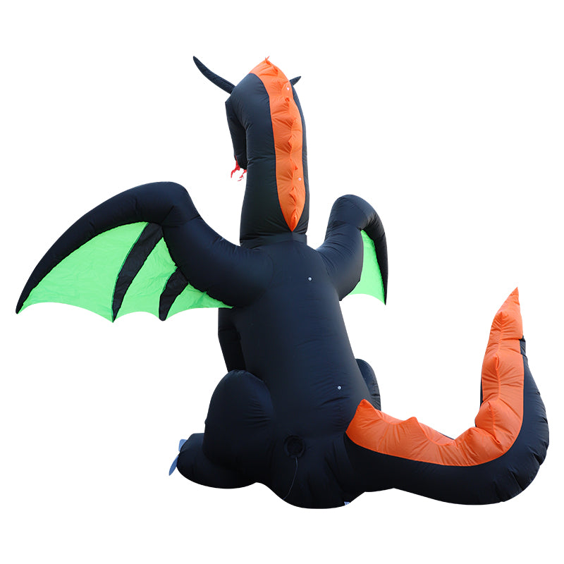Festiss 2.7m Flying Dragon Halloween Inflatable with LED