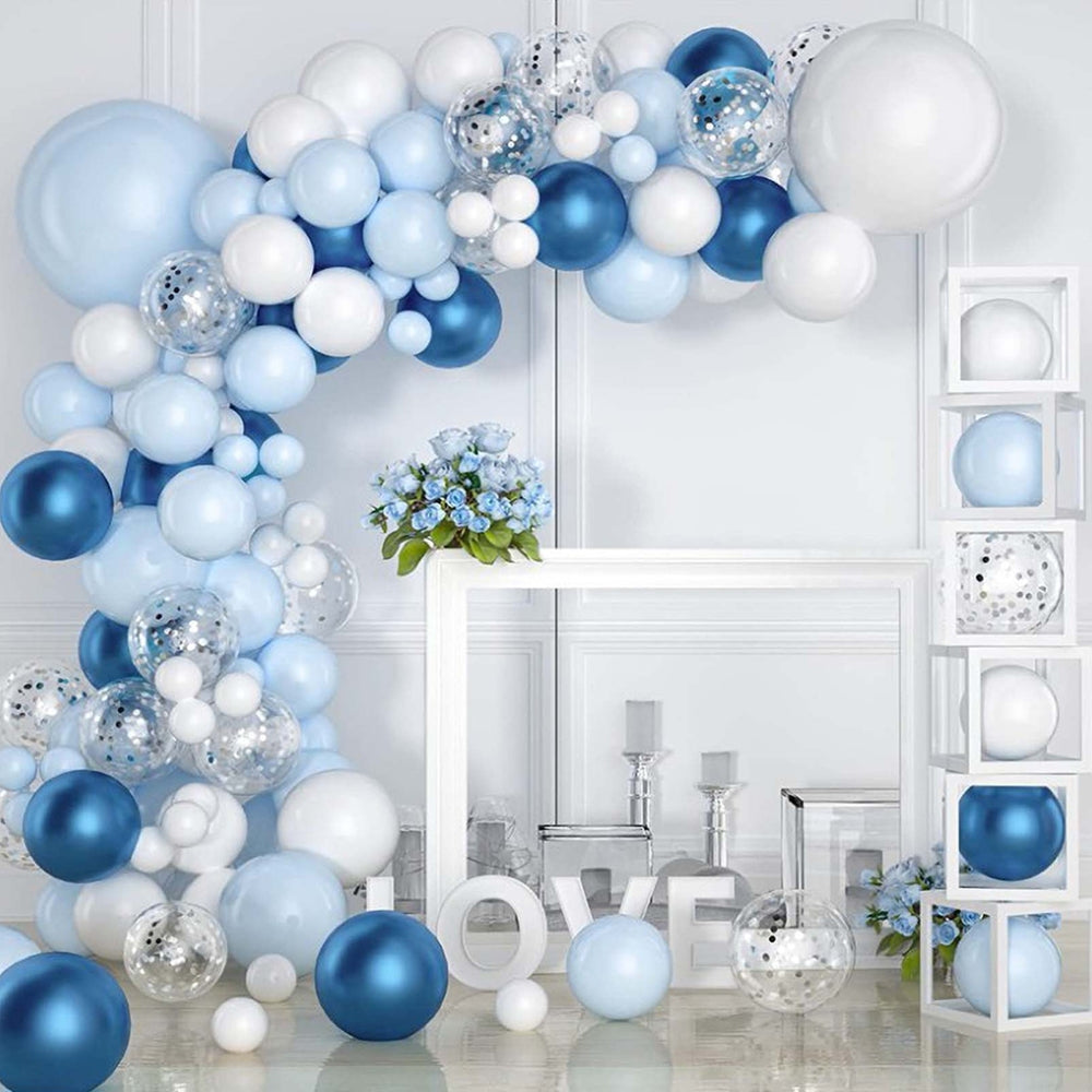 104PCS Blue Balloon Arch Kit Set Garland