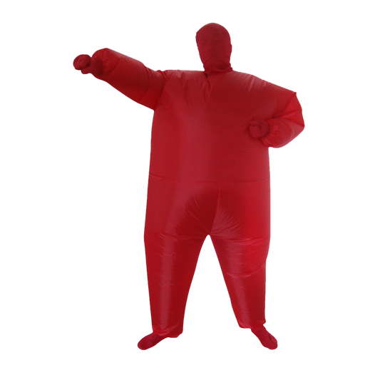 Red Alert Inflatable Costume Fancy Dress Suit Fan Operated