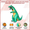 Dinosaur T-Rex Fancy Dress Fan Inflatable Costume Tyrannosaurus Suit