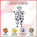 Cow Fancy Dress Fan Inflatable Costume Suit