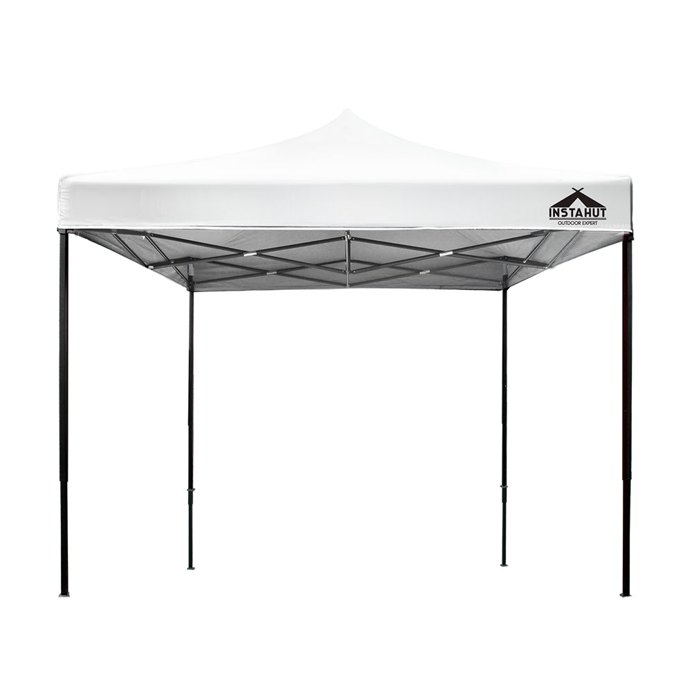 Instahut Gazebo Pop Up Marquee 3x3m Outdoor Tent Folding Wedding Gazebos White