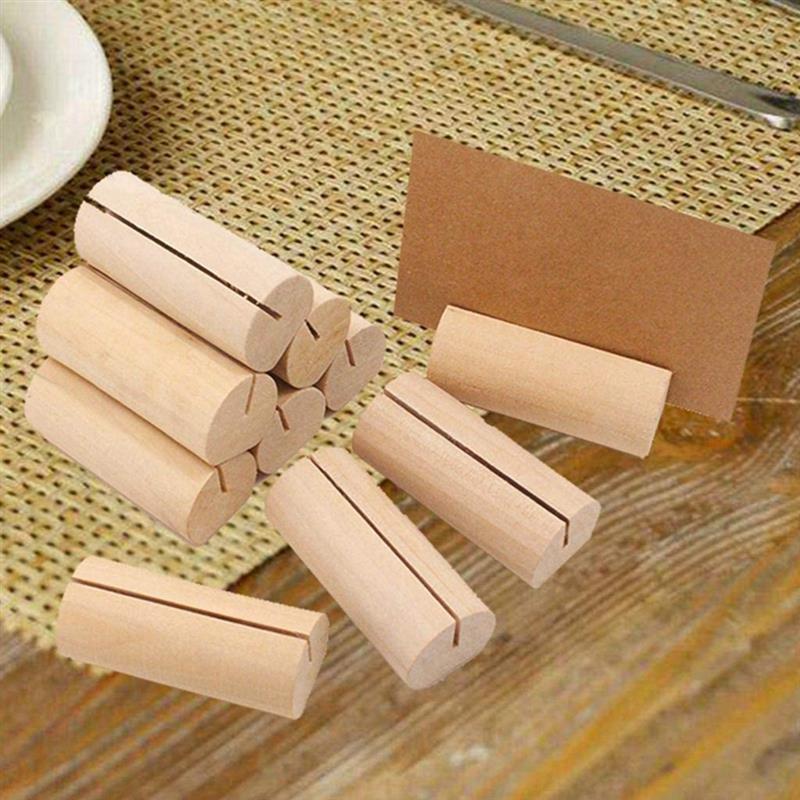 Wooden Place Card Holders