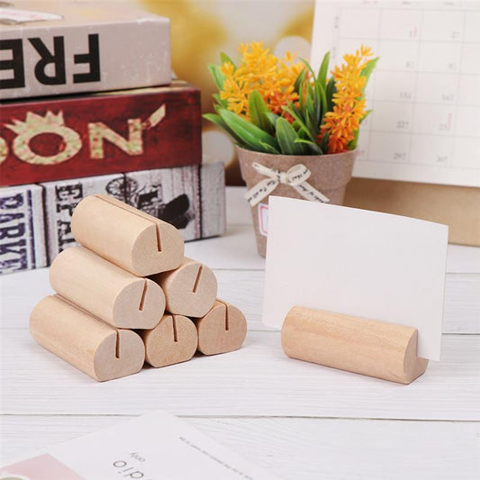 Wooden Place Card Holders