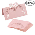 Laser Cut Heart Shaped Place Cards