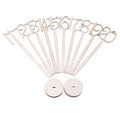 10PCS Wooden Numbered Table Place Holders