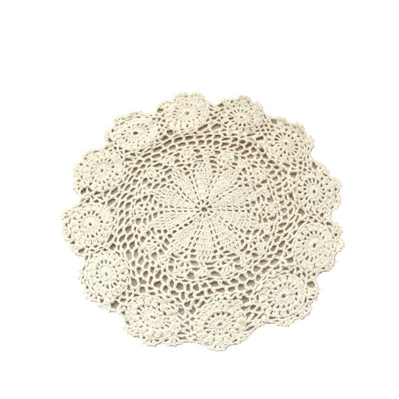 Vintage Hand Crocheted Table Place Mats