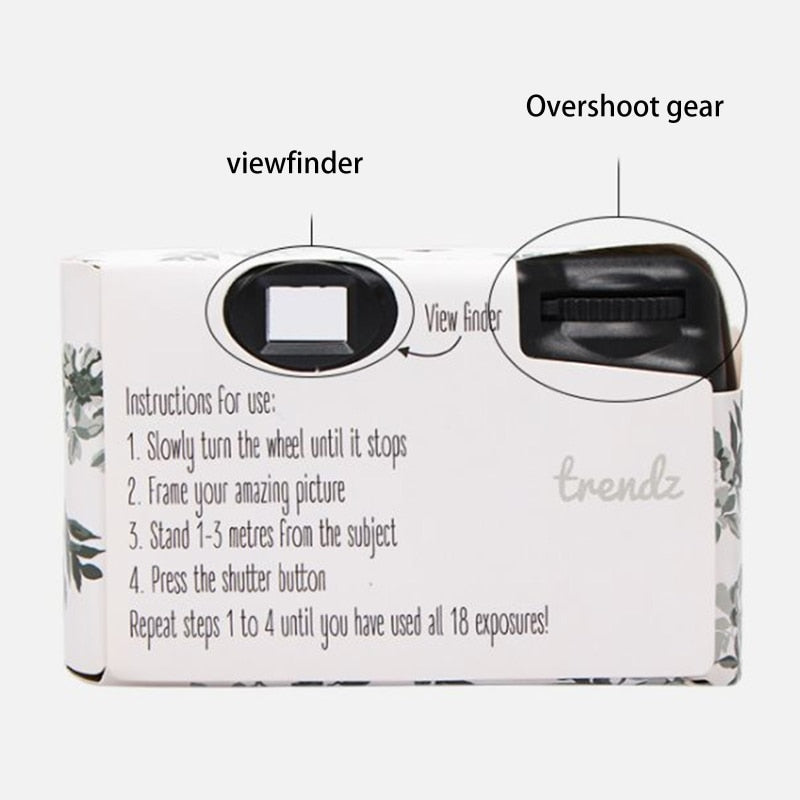 Disposable Film Camera With 28mm Lens
