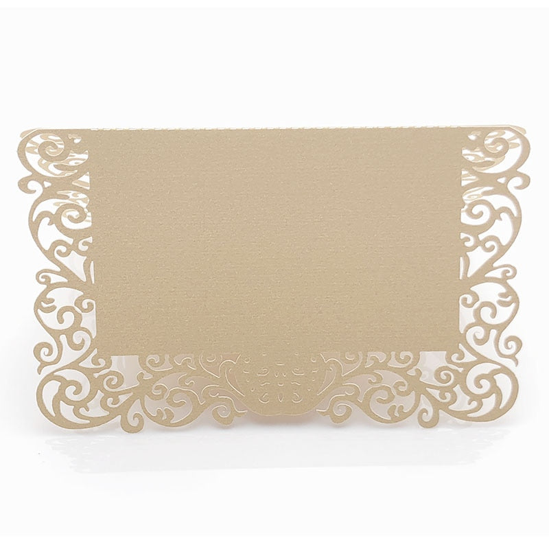 Lace Name Table Place Cards