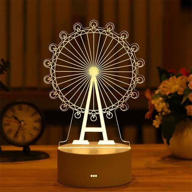 3D Acrylic Led Lamps