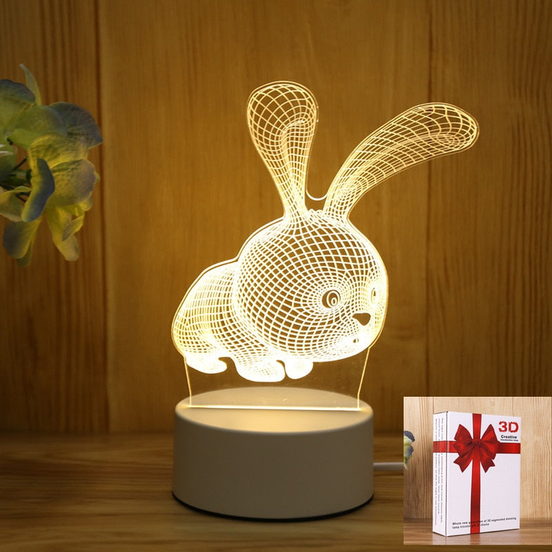 3D Acrylic Led Lamps