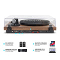 mbeat Hi-Fi Turntable with Bookshelf Speakers and Bluetooth Streaming
