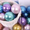50PCS 5'' Latex Party Balloon Set Multicolor Metallic