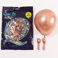 50PCS 5'' Latex Party Balloon Set Rose Gold