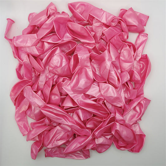 100PCS 5'' Standard Latex Party Balloon Set Pearlized Pink