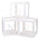 ONE Party Balloons Box Clear Gift Boxes Gift