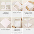 ONE Party Balloons Box Clear Gift Boxes Gift