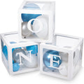 ONE Party Balloons Box Clear Gift Boxes Gift