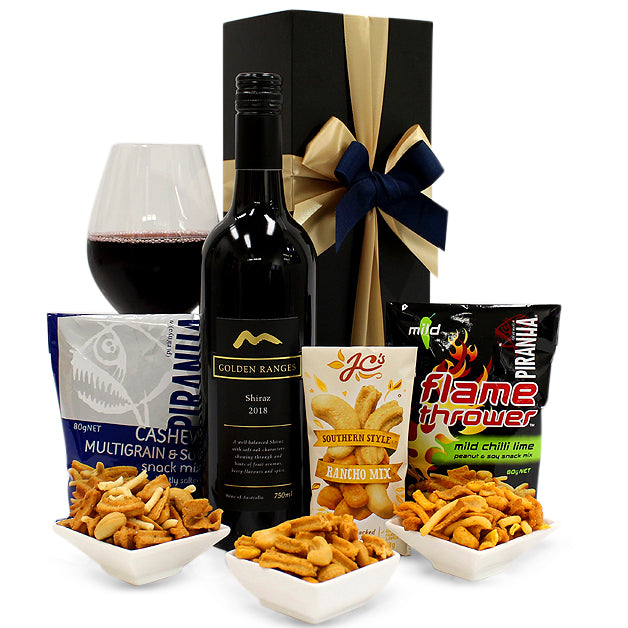 Wine & Nuts Gift Hamper (Shiraz)