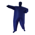 Feeling Blue Inflatable Costume Fancy Dress Suit Fan Operated